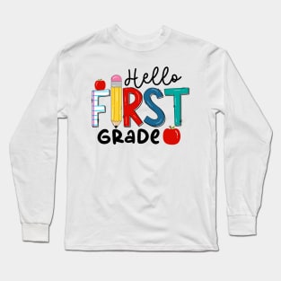 Hello First Grade Long Sleeve T-Shirt